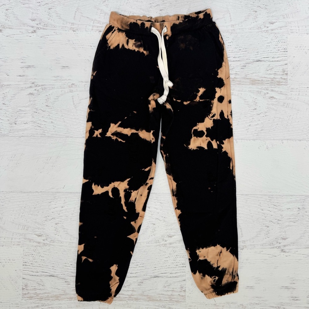 Katie J NYC Black Tie Dye Sweatpants XS